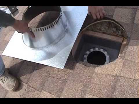 how to install b vent firestop