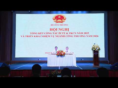 Hội nghị ngành Công Thương về công tác phòng, chống thiên tai năm 2026
