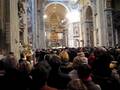 The Vatican 8th Dec 2005 with the Pope present