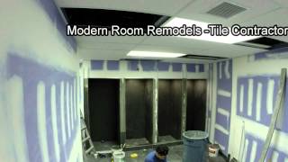 Reebok Crossfit GSP - Gym Locker Room Showers Tiling Time Lapse
