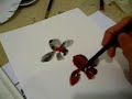 Painting - try, phalaenopsis orchid, free style