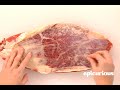 Trimming Flank Steak