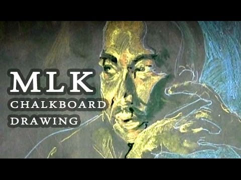 how to draw mlk