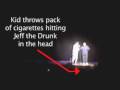 Artie Lange at Proctors when Jeff the Drunk gets hit with a pack of cigarettes