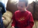 Jacob reading his first book