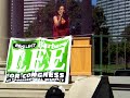 Goapele at Barbara Lee Rally 4-12-08