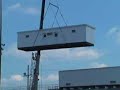 Setting of the New Press box at Hare Field