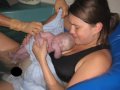 Water birth of Dylan Meade