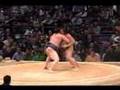 稀勢の里　VS　白鵬　平成19年九州場所　四日目