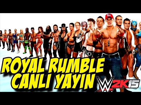WWE 2K15 | CANLI ROYAL RUMBLE YAYINI | Ibo , Momo