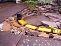 The balcombe garden railway after heavy rain 02