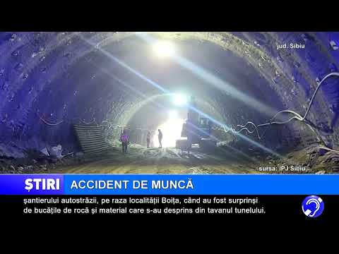 Accident de muncă în tunel