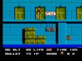 original air date: june 2nd, 2009 the first rolling thunder title, which was originally in arcades and ported to a number of systems including yours truly. this is a good game. it's simple in design but good on its execution, much like the rest of the series. in this game, you're playing as albatross, one of the toughest people ever to become a member of the elite rolling thunder secret police force. one of your fellow operatives, leila, has been captured, and it's up to you to save her. she is tortured in a way rather risque for a nintendo console and hooded maskers dance and punch with delight with every passing second, so you must move quickly. you can use doors to cover you and shoot enemies with a handgun and machine gun. you can also manuever more effectively by taking advantage of the terrain and knowing when you to take the high ground or low ground. get to the end and defeat geldra, the leader of the wicked activity. enjoy.