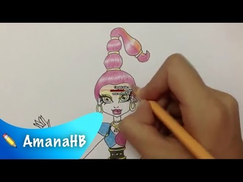 how to draw gg from monster high