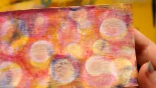MIXED MEDIA BACKGROUND SERIES Part 7 - Alcohol "Inks"
