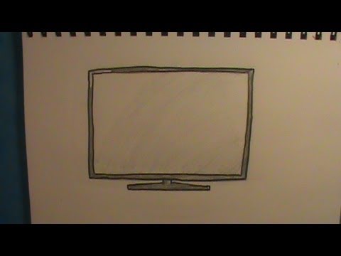 how to draw t.v