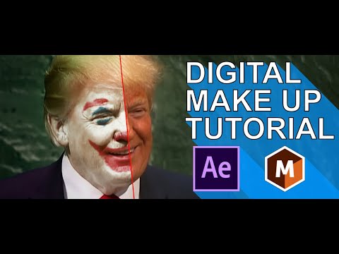 Motion Tracking and Digital Make Up in After Effecs 2019 and Mocha AE CC