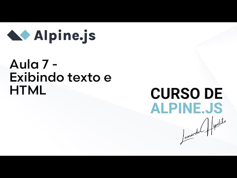 Curso de #Alpine.js - Aula 7