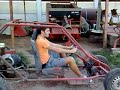 Io a velocita folle sul cart di molino Spinto da molino