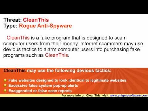 Fake Security Program 'CleanThis' Locks Users Out of Their Computers