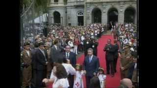 VÍDEO: Ex-governador Anastasia se emociona com cerimônia no Palácio da Liberdade