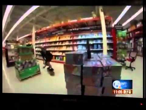 Vandalism - Port St. Lucie police look to identify teenage video vandals seen trashing Walmart, Target, Sears.