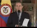 Alocución de Alvaro Uribe com motivo a muerte de Raul Reyes