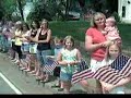View from a Patriot Guard Rider's helmet cam during the funeral procession for 1st Lt. Frank Walkup in Woodbury, TN. Riders from Rolling Thunder and other groups also participated.