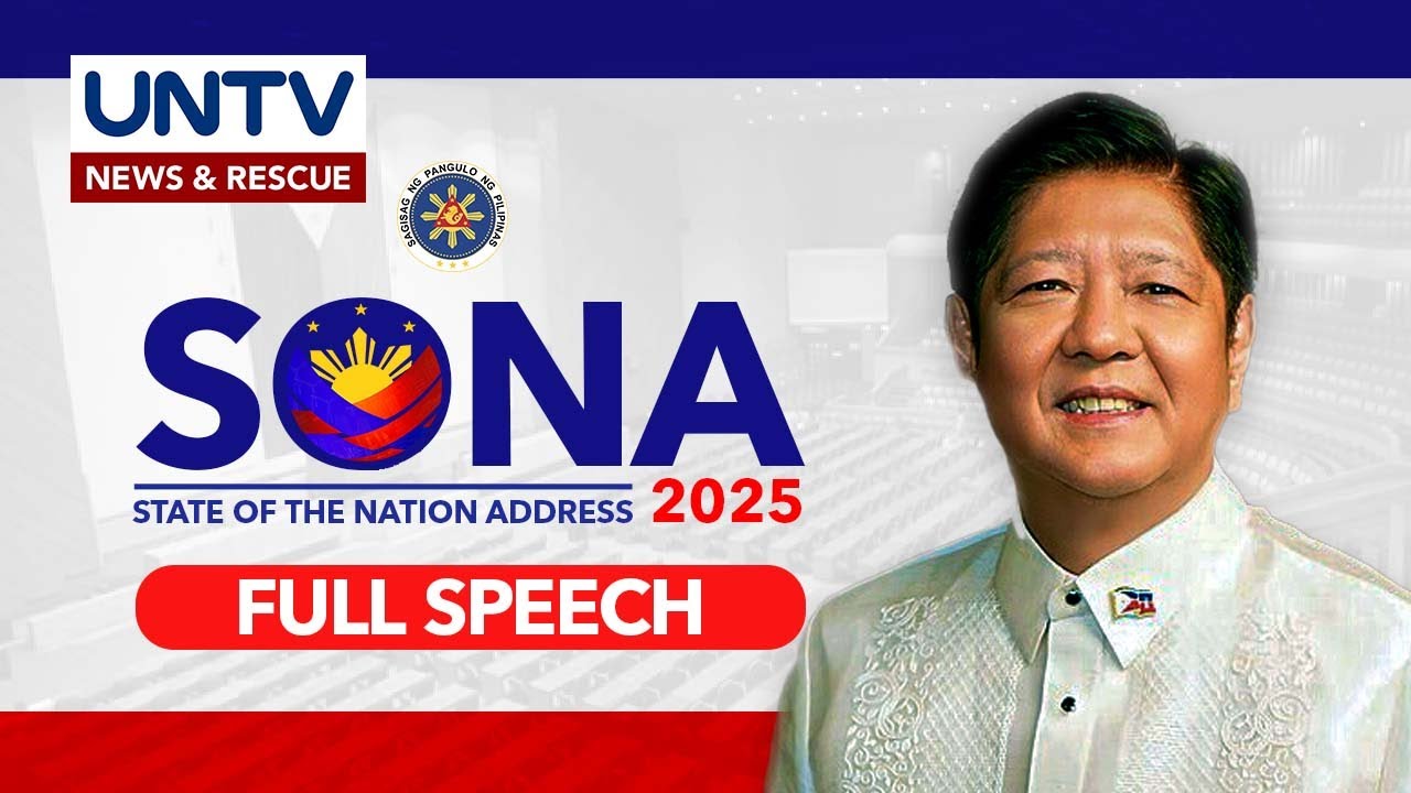 SONA FULL SPEECH: The 4th State of the Nation Address of Pres. Ferdinand Marcos Jr. | July 28, 2025