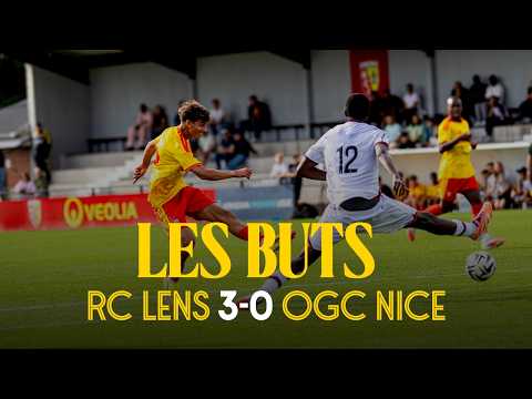 Vidéo : Les Buts Lensois de RC Lens – OGC Nice (3-0) : Groupe Élite