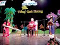 prof. tran van khe and 2 his little talented students: hai phuong (dan tranh), hai yen (percussion) in 25th anniversary thqh. the sound is great and very sentimental!

video by kh�nh v�n