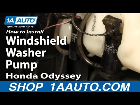 How To Install Replace Windshield Washer Pump Honda Odyssey 99-04 1AAuto.com