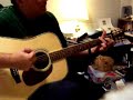 Flatpicking a medley of songs on my Aria AD-80