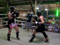 Michelle (USA) vs Tina (Denmark) at BBQ Beatdown 15 at Tiger Muay Thai, Phuket, Thailand