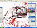 Dinocide - T-Rex Comic Book Drawing pt 1 (With Commentary) Dinocide - T-Rex Comic Book Drawing pt 1 (With Commentary)
