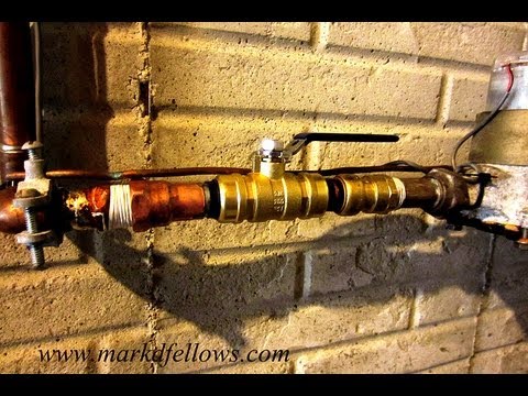 how to fit a ball o fix valve