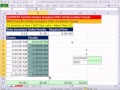 Excel Magic Trick 885: Calculate Payroll Penalty For Every 15 Minute Late QUOTIENT&MOD