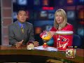 Kerri Stowell and CT Thongklin on air talking Iowa State