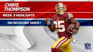 From RB to WR: Chris Thompson's 150 Receiving Yards! | Raiders vs. Redskins | Wk 3 Player Highlights by NFL