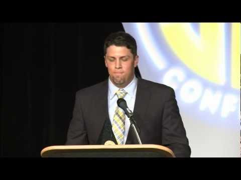 0 Michael Roth Accepts McWhorter Scholar Athlete Award at SEC Awards Dinner 
