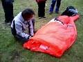 New way to paraglider packing New way to paraglider packing