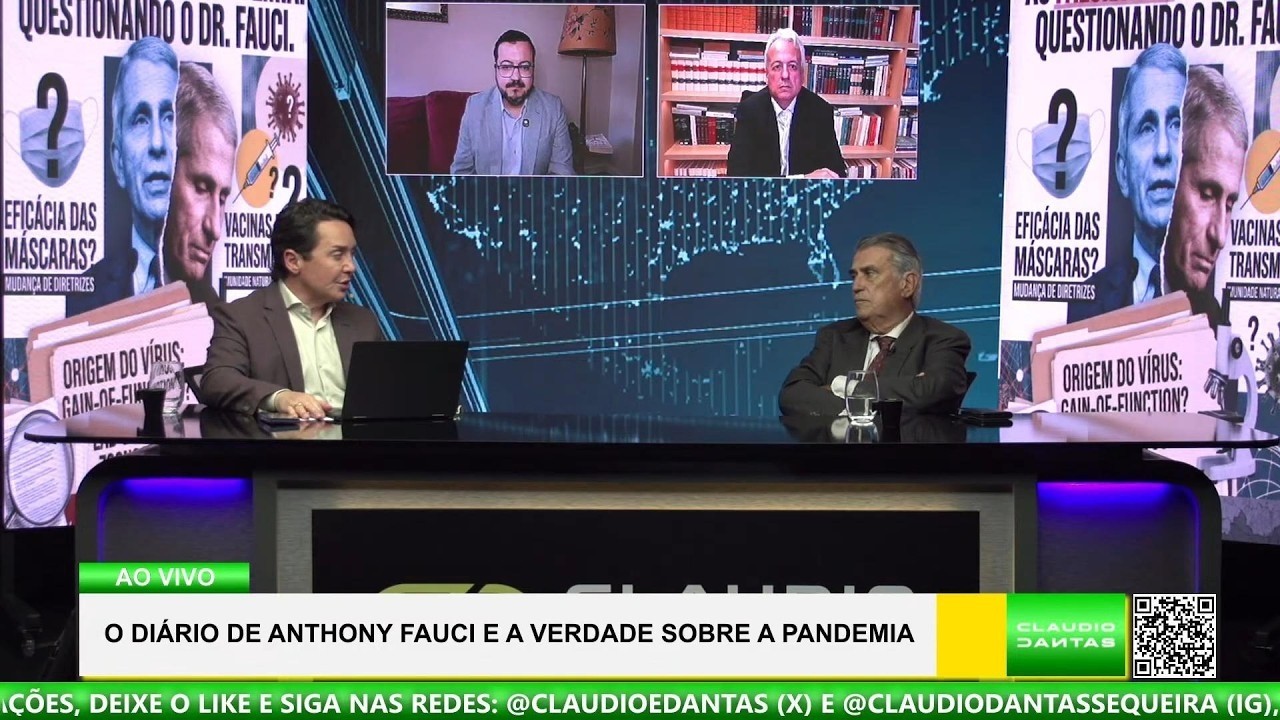 URGENTE O DIÁRIO DE ANTHONY FAUCI E A VERDADE SOBRE A PANDEMIA