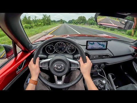 2024 Mazda MX-5 Miata RF Club - POV Test Drive (Binaural Audio)