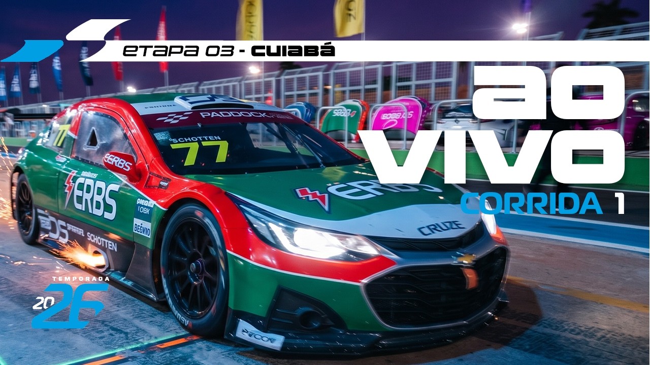 STOCK LIGHT 2026 AO VIVO | 3ª ETAPA - CORRIDA 1 | CUIABÁ, MT