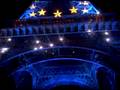 Eiffelturm Paris - blau beleuchtet - Europa