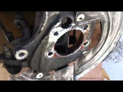 2002 Lincoln LS front wheel hub removal