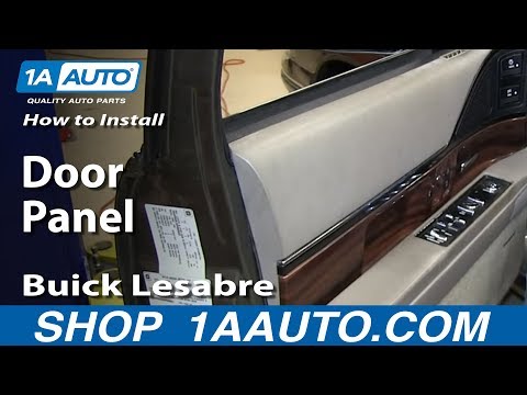 How To Install Remove Front Door Panel 1992-99 Buick Lesabre