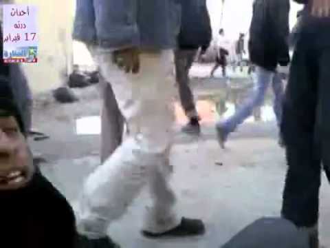 لقطات من ثوره ليبيا 17-2-2011 LIBYAN REVOLUTION