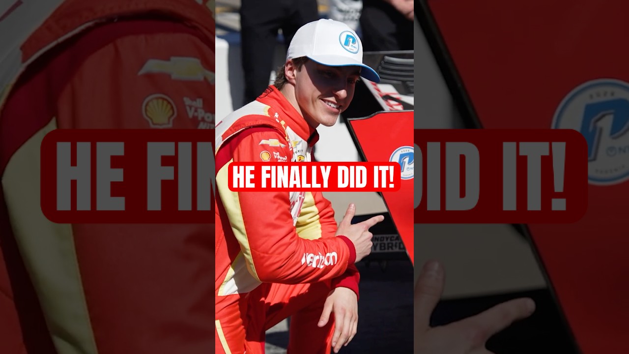 Worth the wait for Lil Dave 🥇 #indycar #racing #phoenix