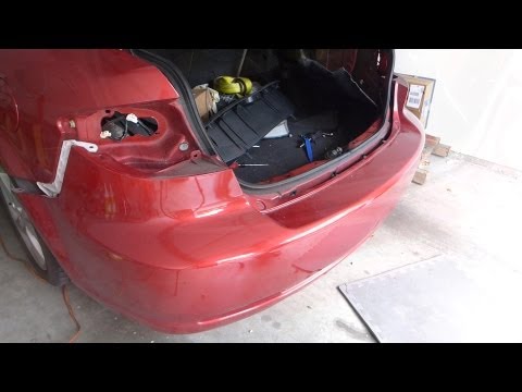 Mazda 6 Taillight And Rear Bumper Removal